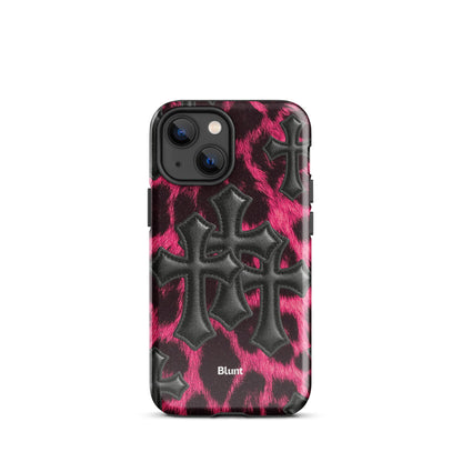 Leopard Cross iPhone Case - Blunt Cases