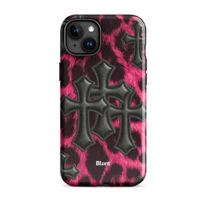 Leopard Cross iPhone Case - Blunt Cases