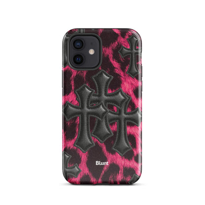 Leopard Cross iPhone Case - Blunt Cases