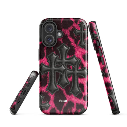 Leopard Cross iPhone Case - Blunt Cases