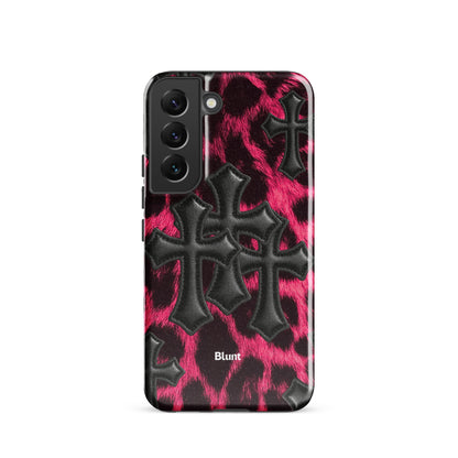 Leopard Cross Samsung Case - Blunt Cases