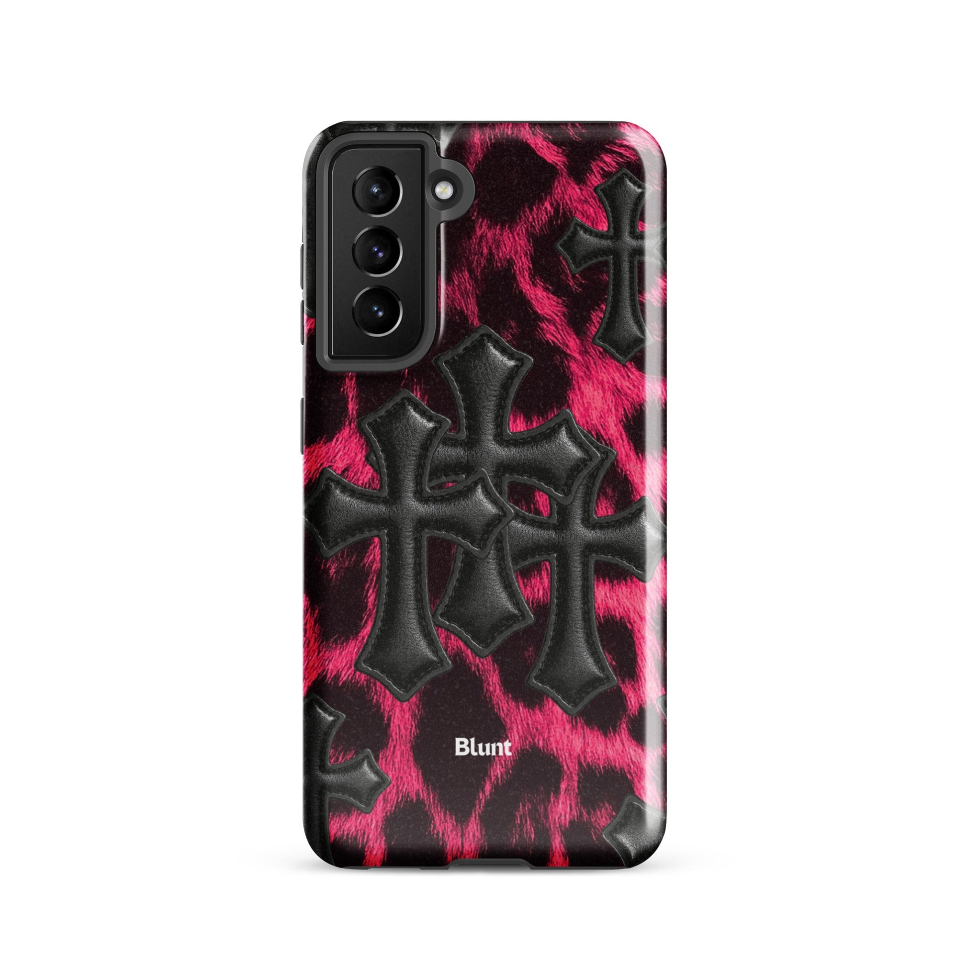 Leopard Cross Samsung Case - Blunt Cases