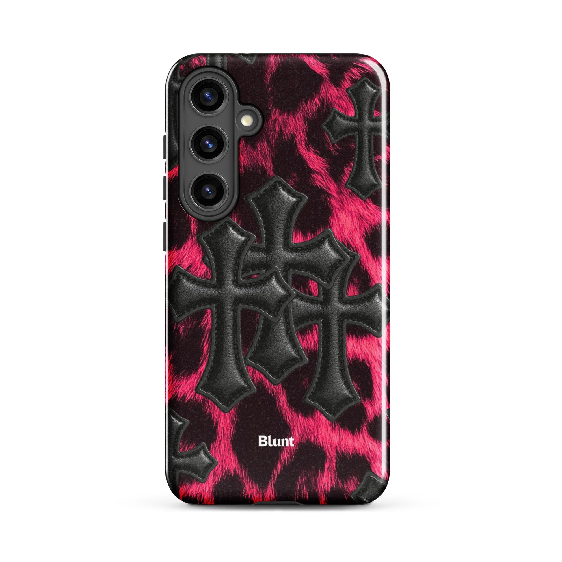 Leopard Cross Samsung Case - Blunt Cases