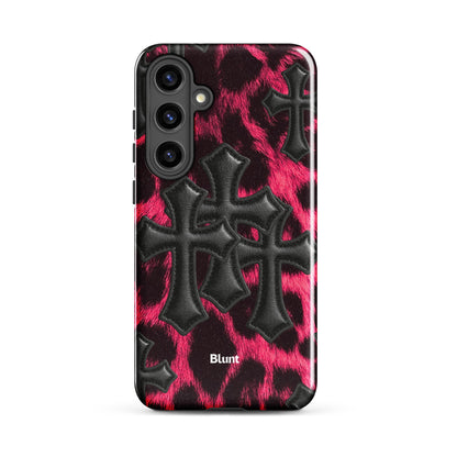 Leopard Cross Samsung Case - Blunt Cases