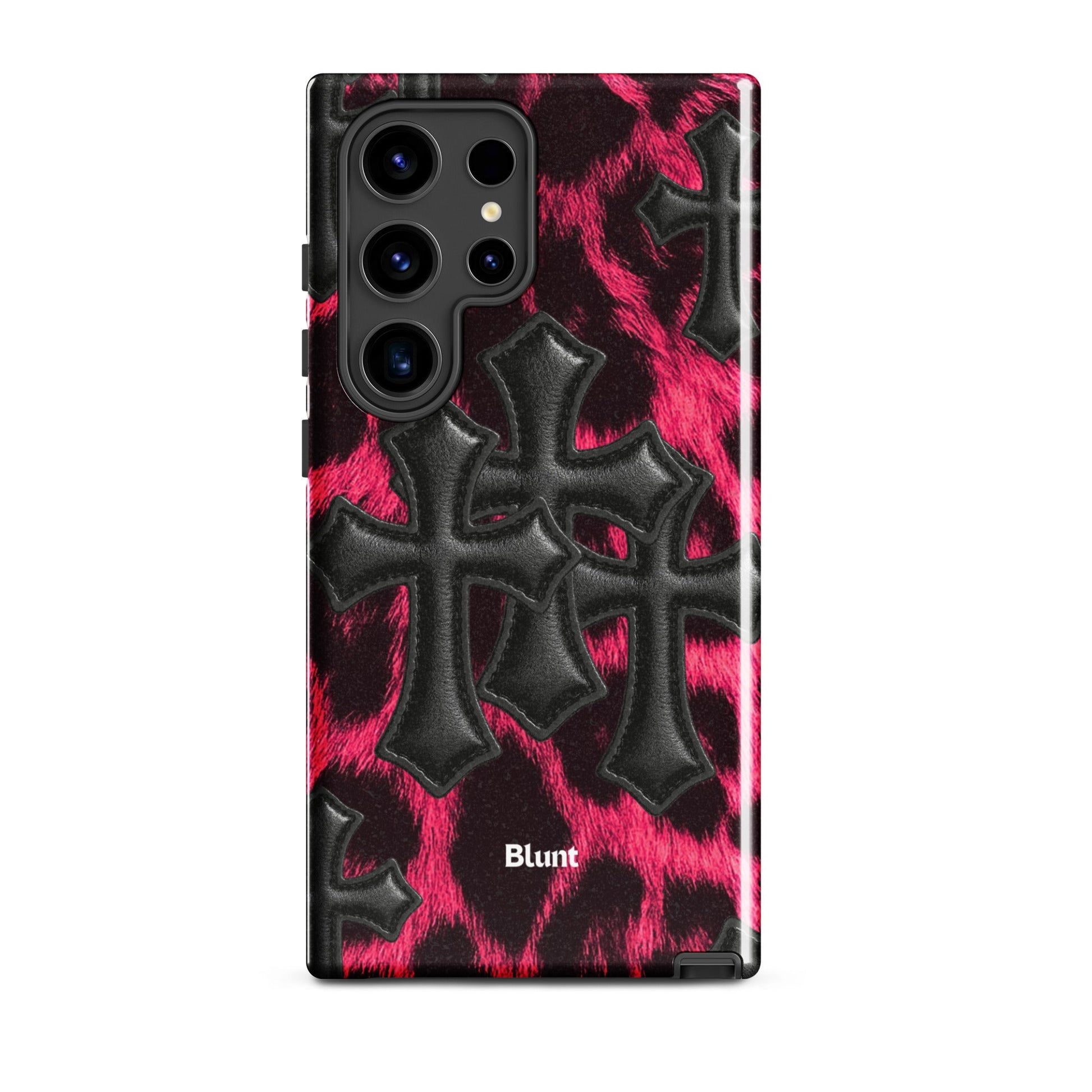 Leopard Cross Samsung Case - Blunt Cases