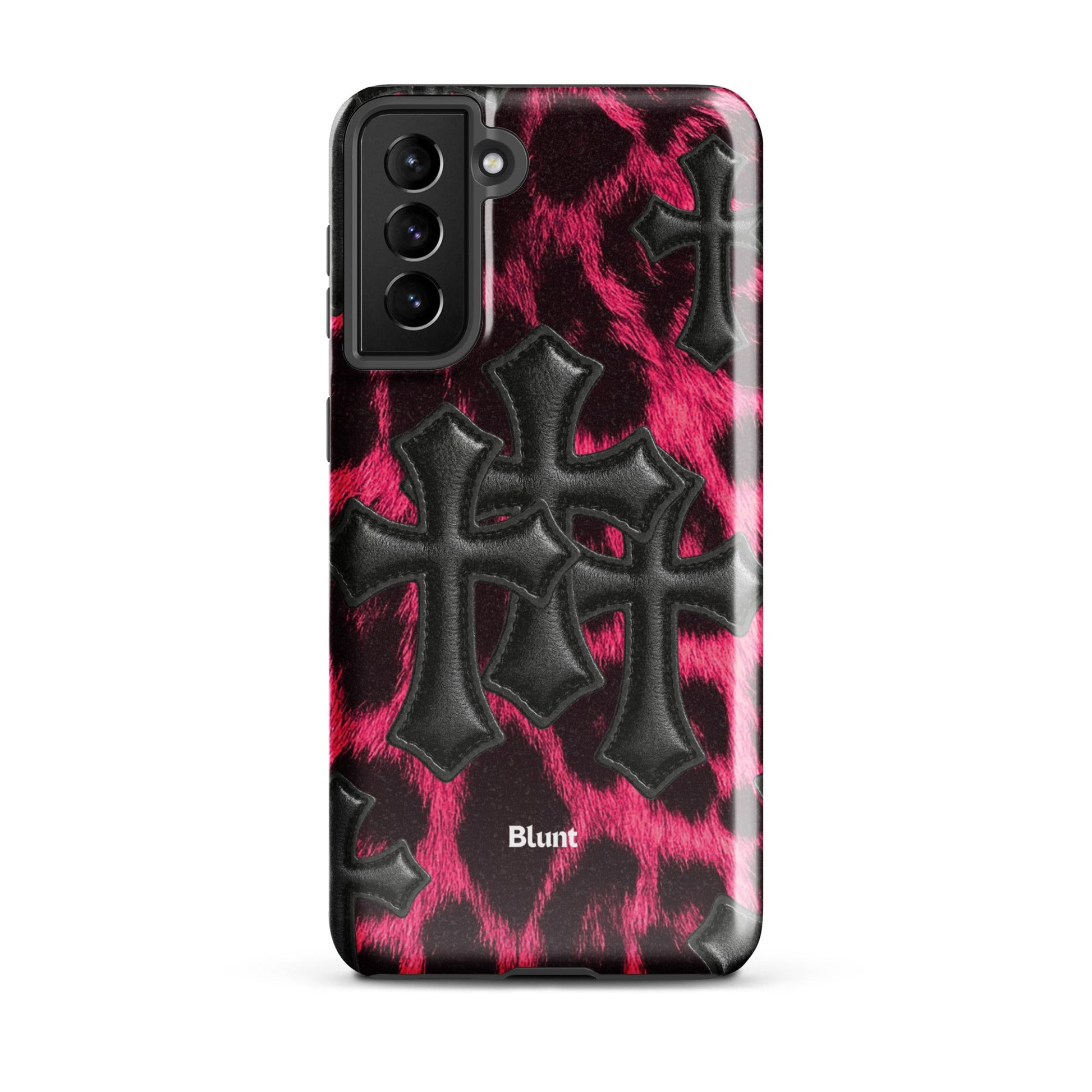 Leopard Cross Samsung Case - Blunt Cases