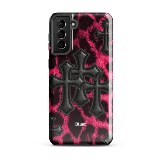 Leopard Cross Samsung Case - Blunt Cases