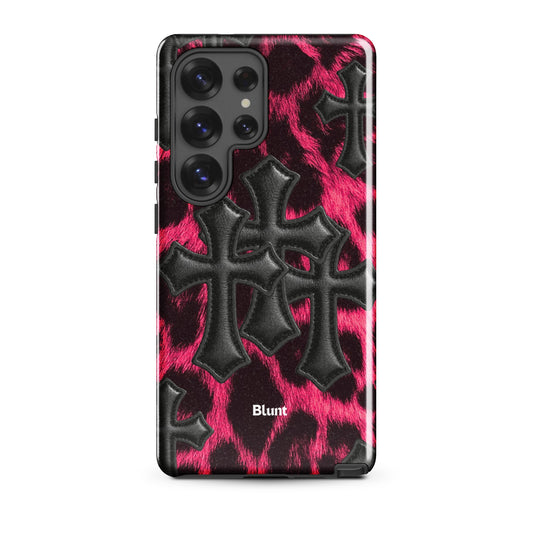Leopard Cross Samsung Case - Blunt Cases