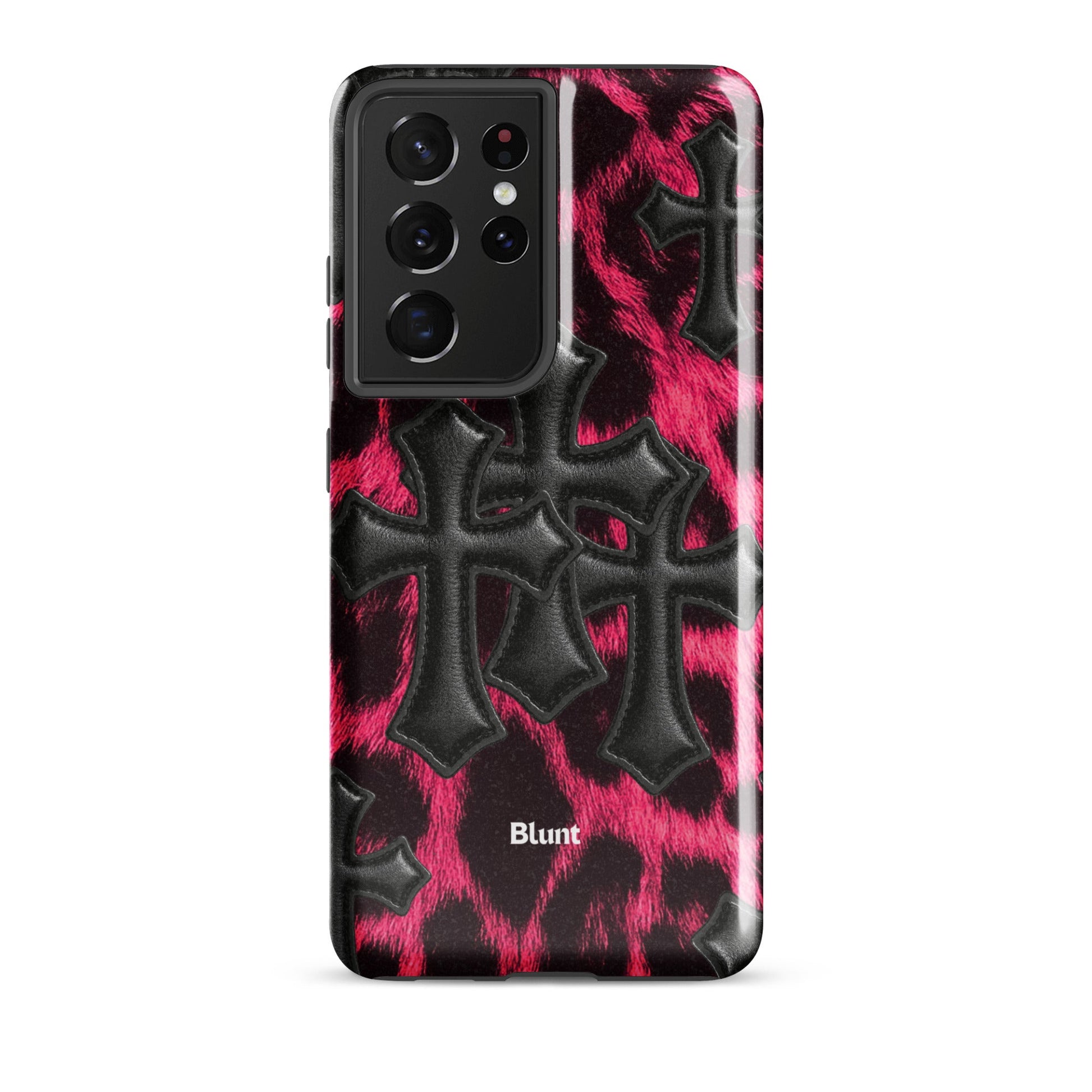 Leopard Cross Samsung Case - Blunt Cases