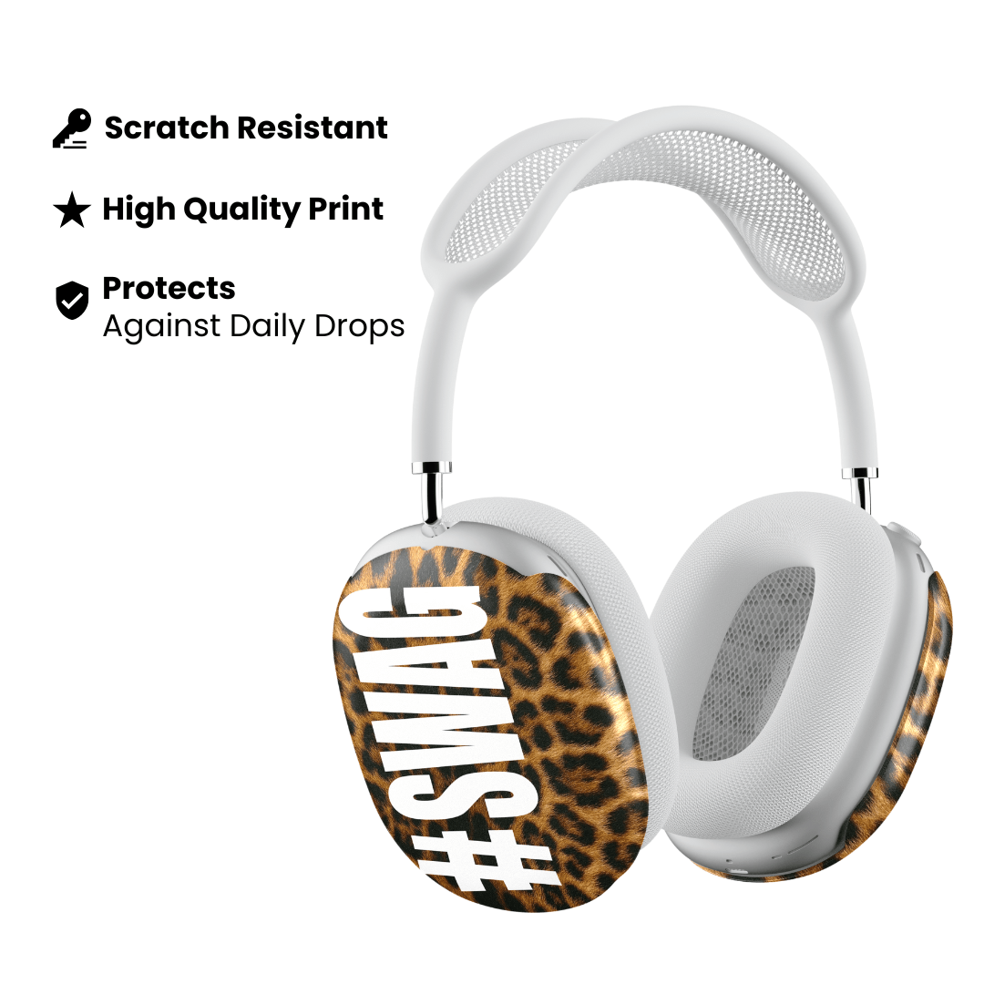 Leopard Swag AirPod Max Case - Blunt Cases