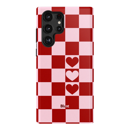 Checker Love Samsung Case