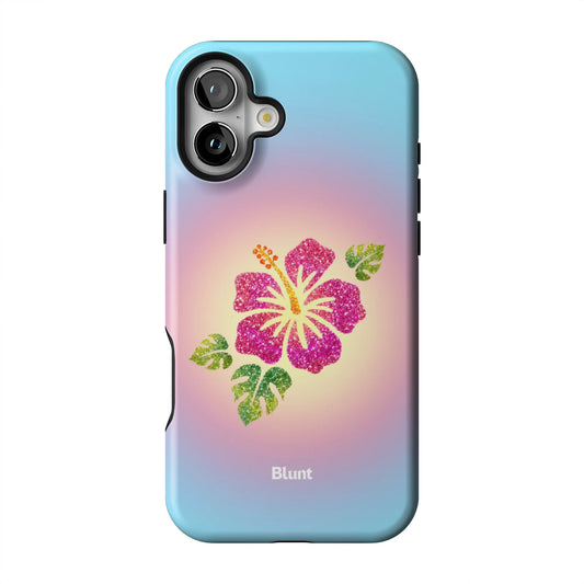 Hibiscus-Glow-iphone-case-iPhone 16 Plus-1