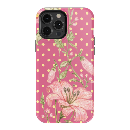 Cherry Blossom Dot iPhone Case