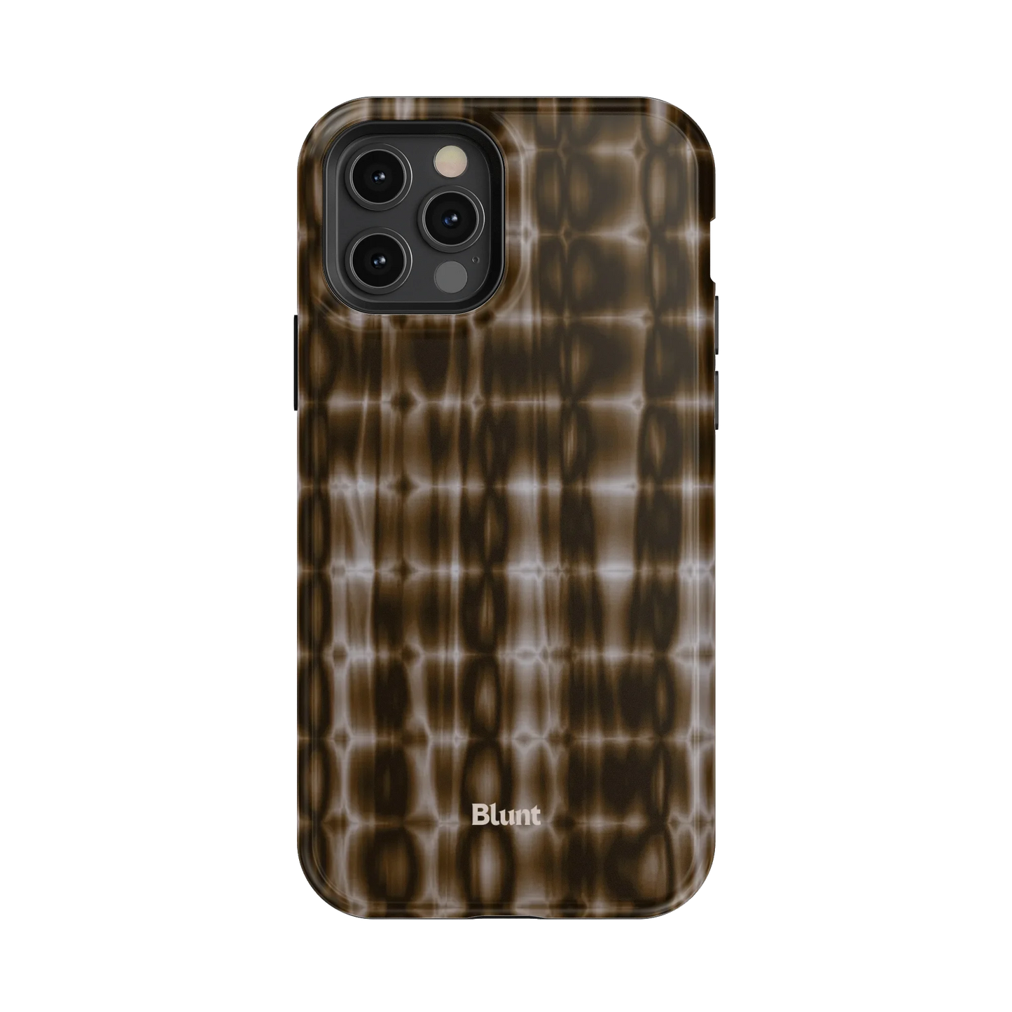 Brown Ripple iPhone Case