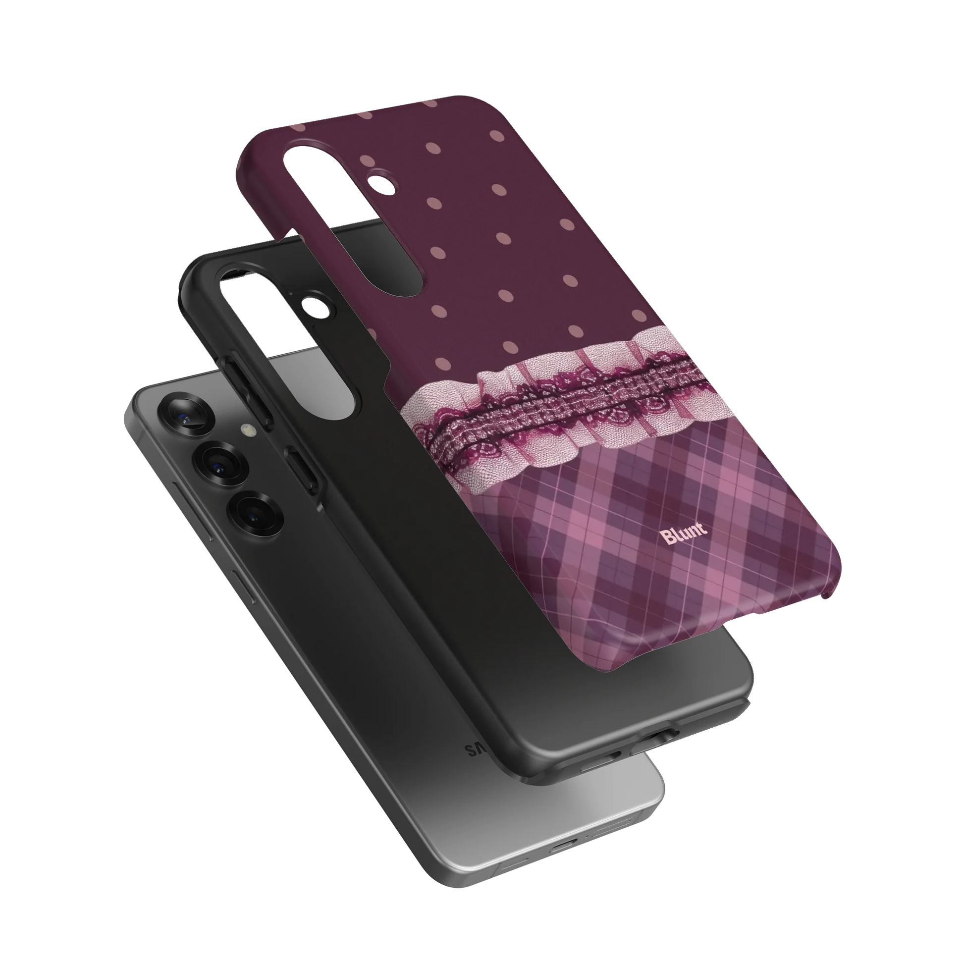 Lilac-Lattice-samsung-case-S25 Plus-3