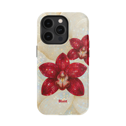 Crimson Orchid iPhone Case