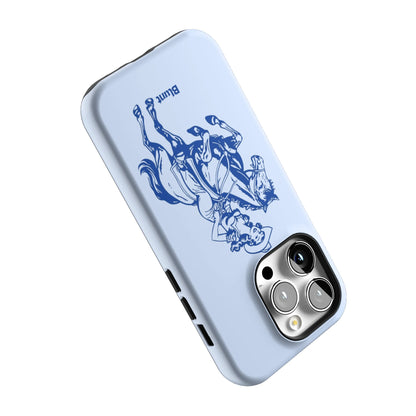 Blue-Lasso-Lady-iphone-case-iPhone 14 Pro-4