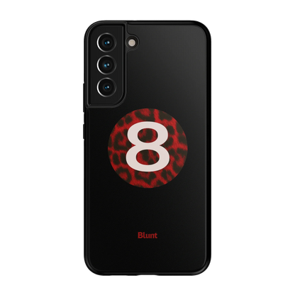 Red Cheetah Magic 8 Samsung Case