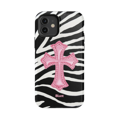 Zebra Halo iPhone Case