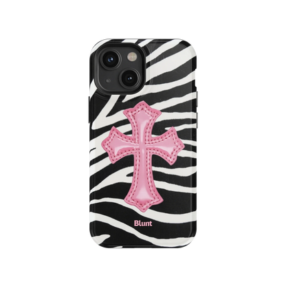 Zebra Halo iPhone Case