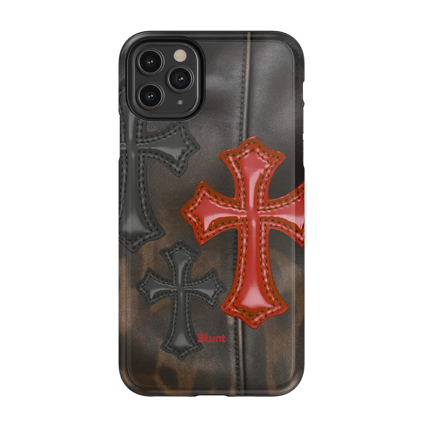 Leather Crosses iPhone Case