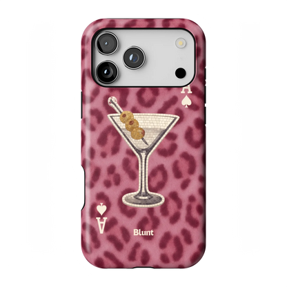 Pink Cheetah Dirty Martini iPhone Case