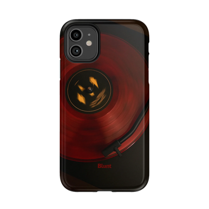 Crimson Echo iPhone Case