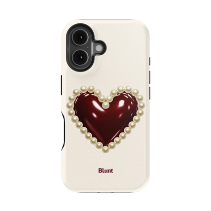 Maroon Muse iPhone Case