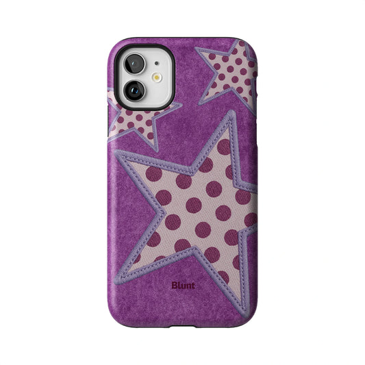 Lilac Crush Polka Star iPhone Case gallery - Iphone_11_Iphone_1