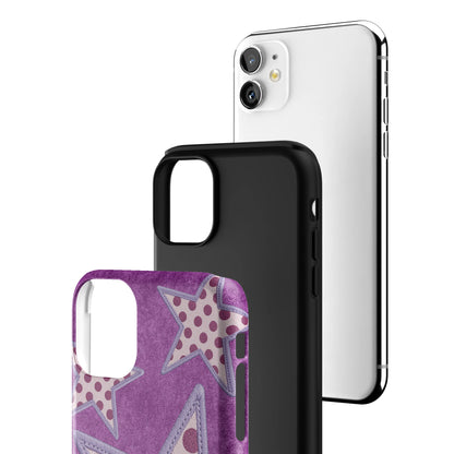 Lilac Crush Polka Star iPhone Case gallery - Iphone_11_Iphone_3