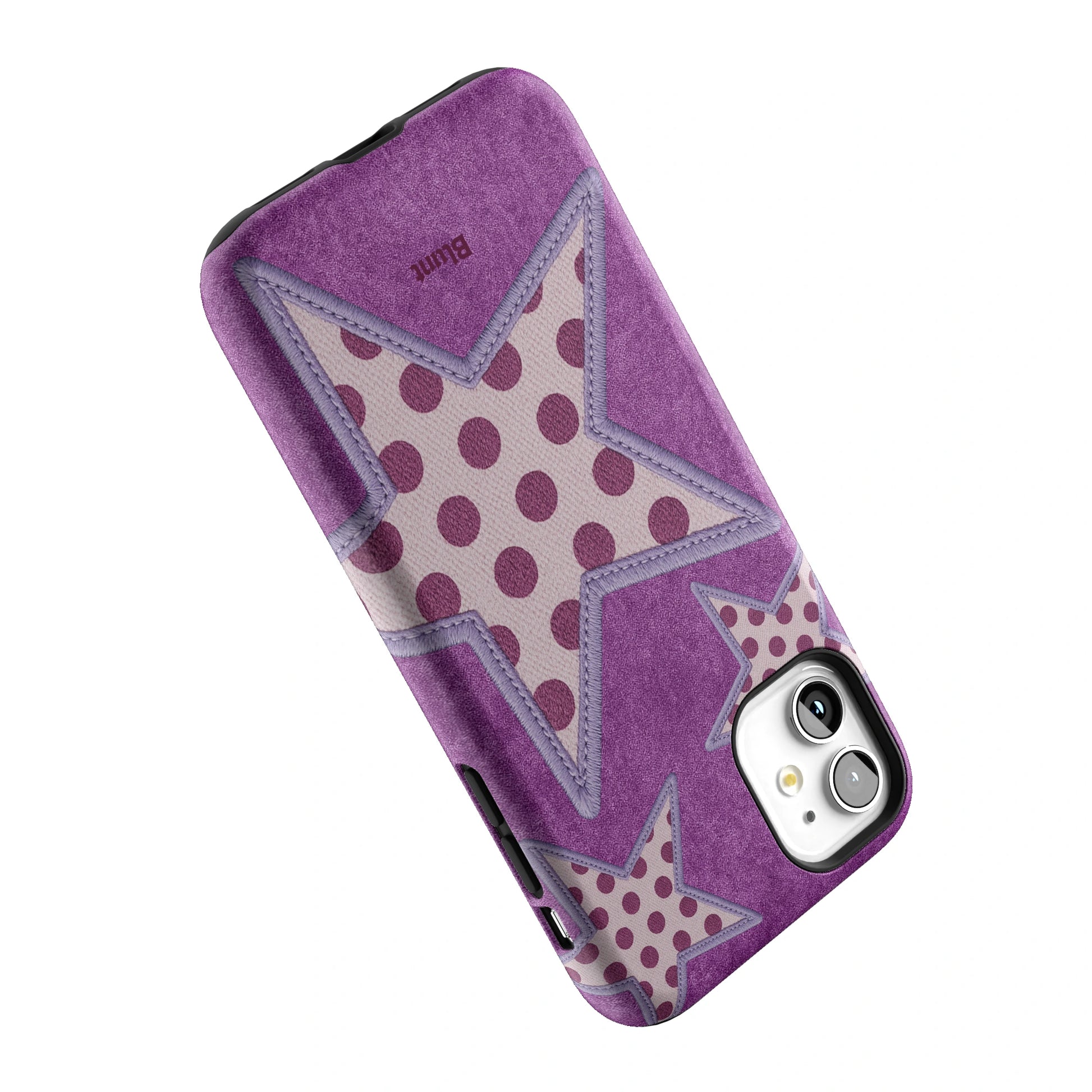 Lilac Crush Polka Star iPhone Case gallery - Iphone_11_Iphone_5
