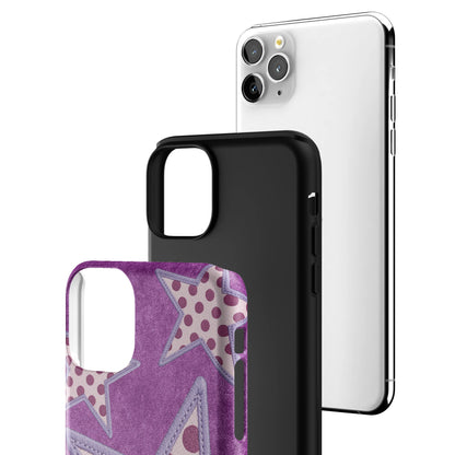 Lilac Crush Polka Star iPhone Case gallery - Iphone_11_Pro_Max_3