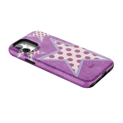 Lilac Crush Polka Star iPhone Case gallery - Iphone_12_Iphone_2