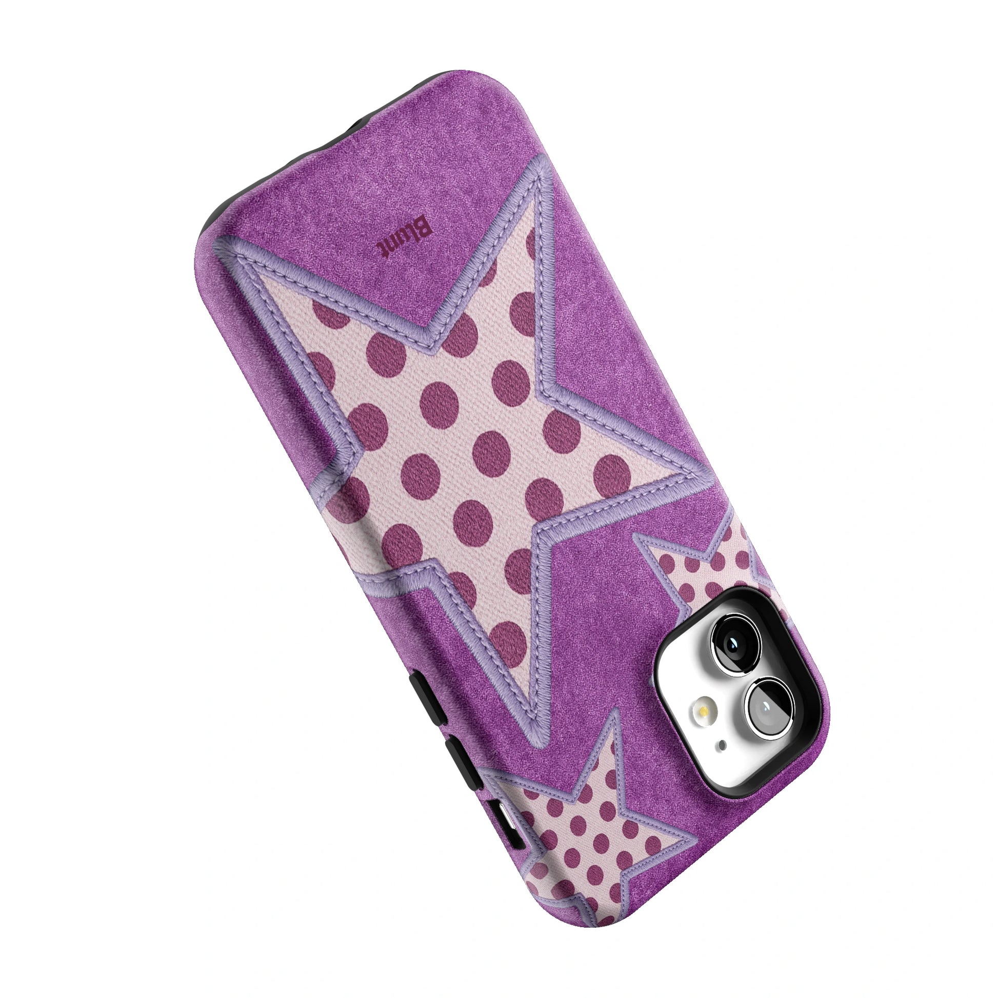 Lilac Crush Polka Star iPhone Case gallery - Iphone_12_Iphone_5