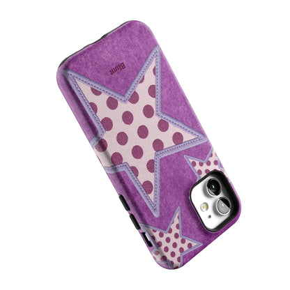 Lilac Crush Polka Star iPhone Case gallery - Iphone_12_Iphone_5