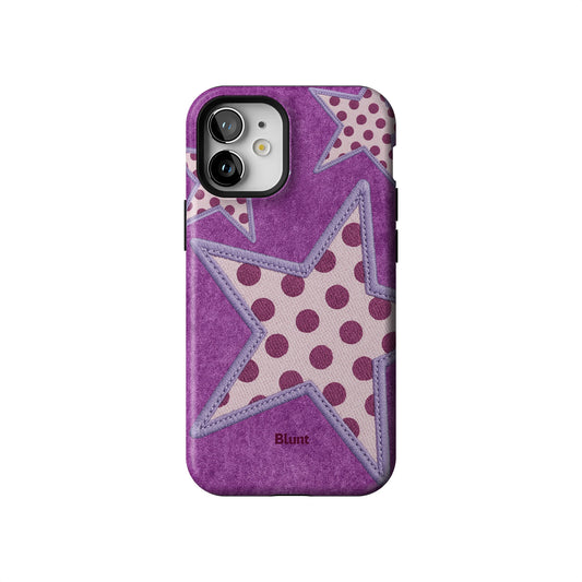 Lilac Crush Polka Star iPhone Case gallery - Iphone_12_Mini_Air_Plus_1
