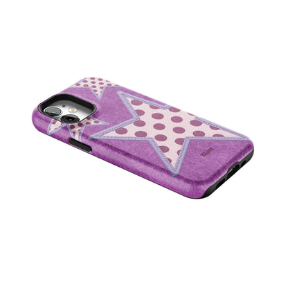 Lilac Crush Polka Star iPhone Case gallery - Iphone_12_Mini_Air_Plus_2