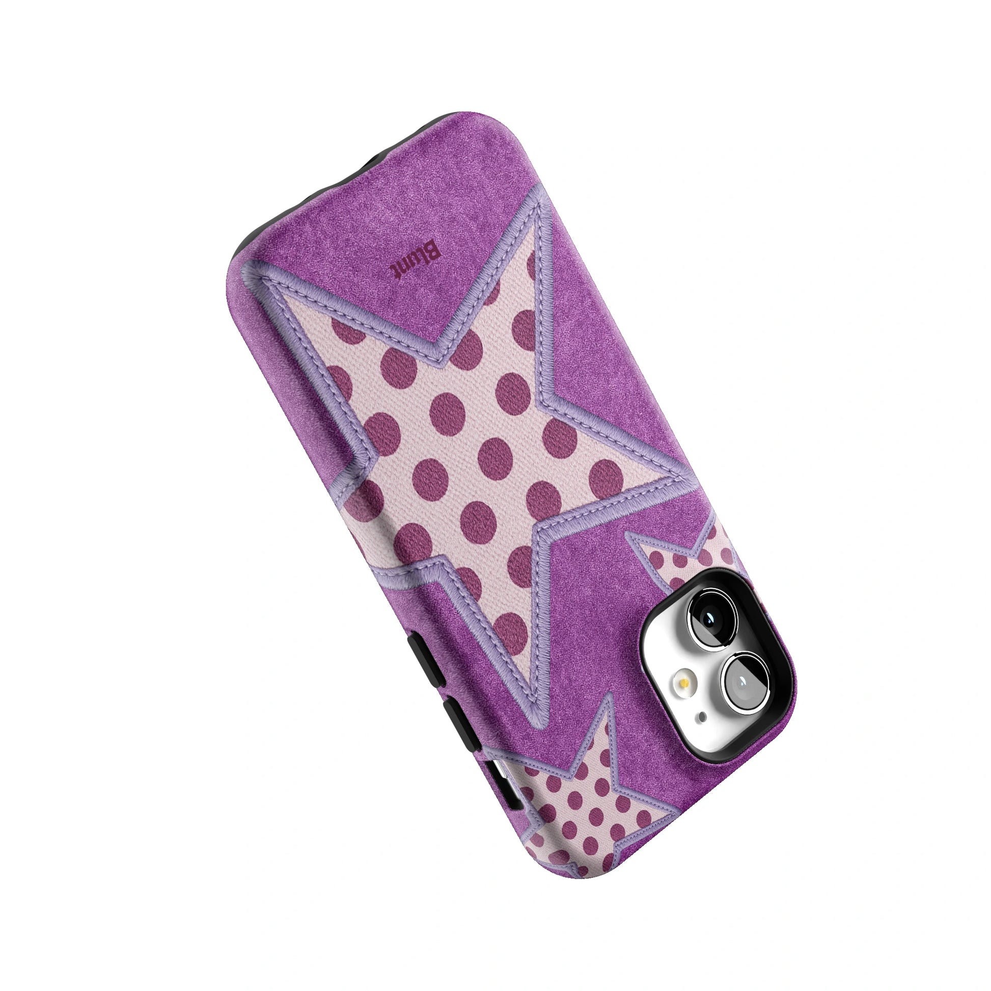 Lilac Crush Polka Star iPhone Case gallery - Iphone_12_Mini_Air_Plus_5