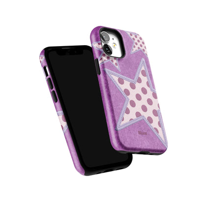 Lilac Crush Polka Star iPhone Case gallery - Iphone_12_Mini_Air_Plus_6
