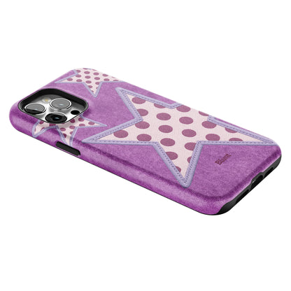 Lilac Crush Polka Star iPhone Case gallery - Iphone_12_Pro_Max_2