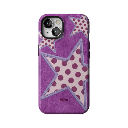 Lilac Crush Polka Star iPhone Case gallery - Iphone_13_Iphone_1