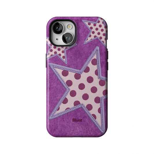 Lilac Crush Polka Star iPhone Case gallery - Iphone_13_Iphone_1