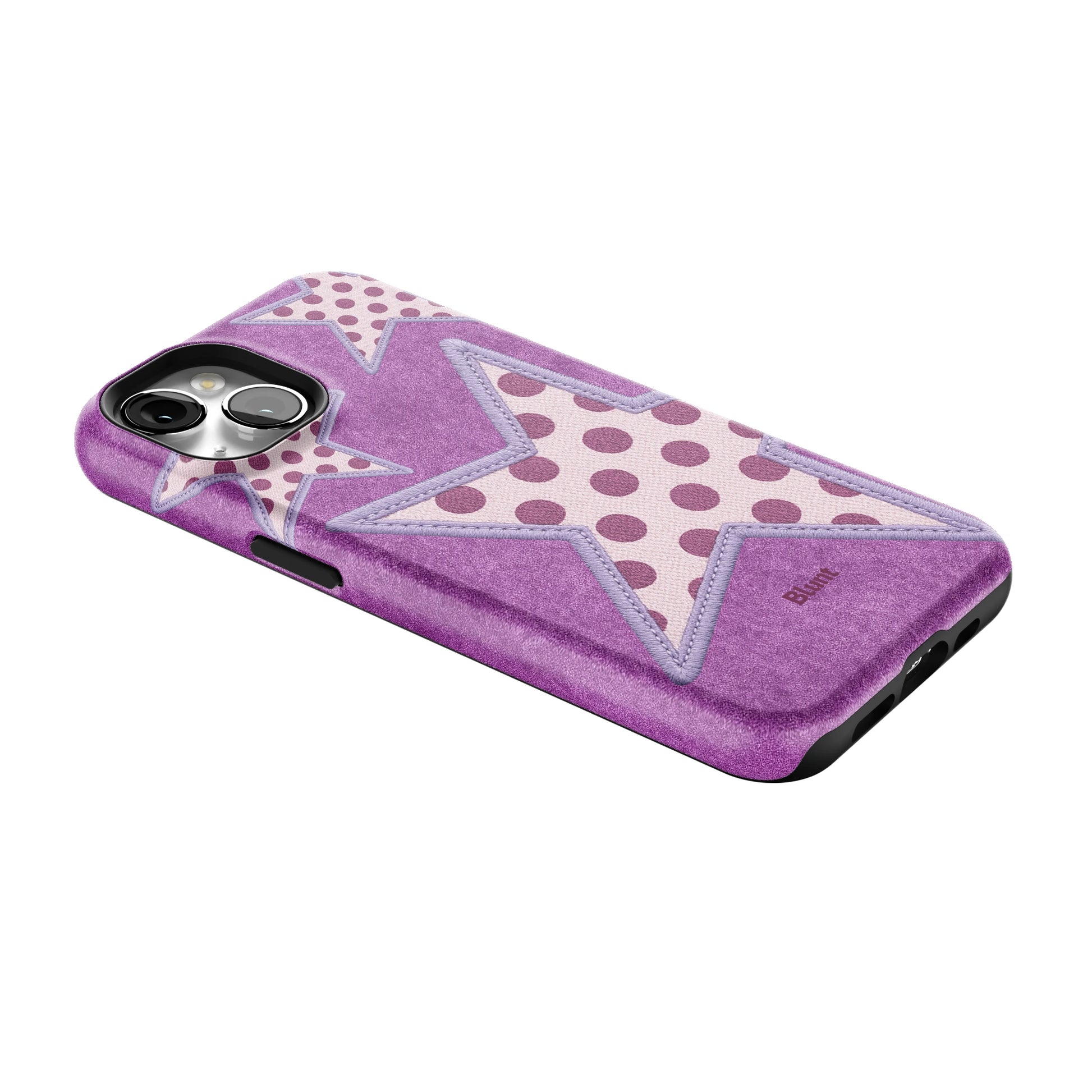 Lilac Crush Polka Star iPhone Case gallery - Iphone_13_Iphone_2