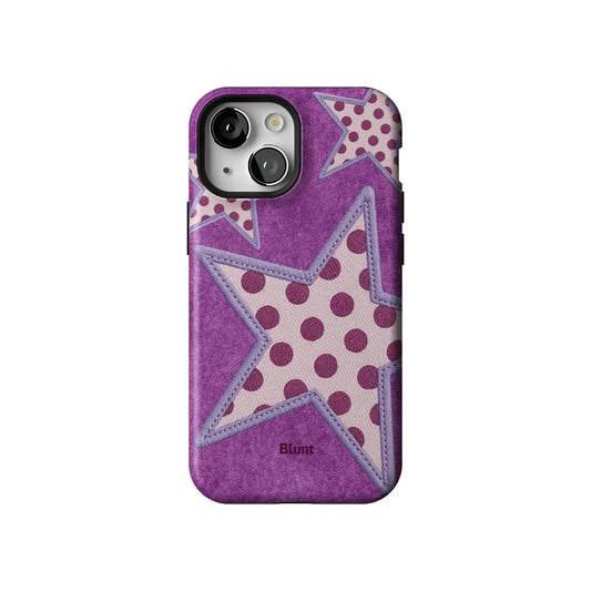 Lilac Crush Polka Star iPhone Case gallery - Iphone_13_Mini_Air_Plus_1