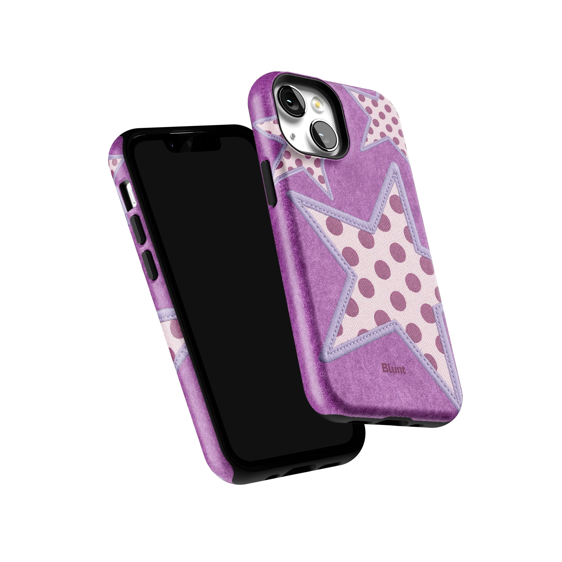 Lilac Crush Polka Star iPhone Case gallery - Iphone_13_Mini_Air_Plus_6