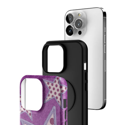 Lilac Crush Polka Star iPhone Case gallery - Iphone_13_Pro_3