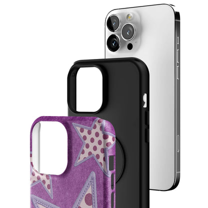 Lilac Crush Polka Star iPhone Case gallery - Iphone_13_Pro_Max_3