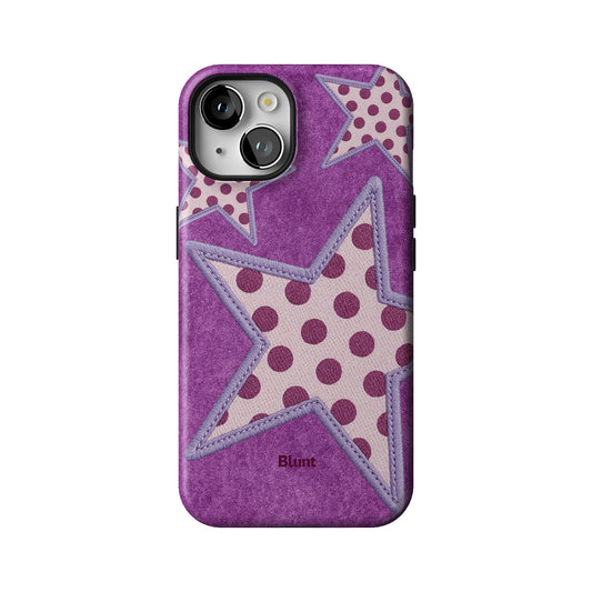 Lilac Crush Polka Star iPhone Case gallery - Iphone_14_Iphone_1