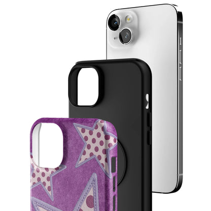Lilac Crush Polka Star iPhone Case gallery - Iphone_14_Mini_Air_Plus_3