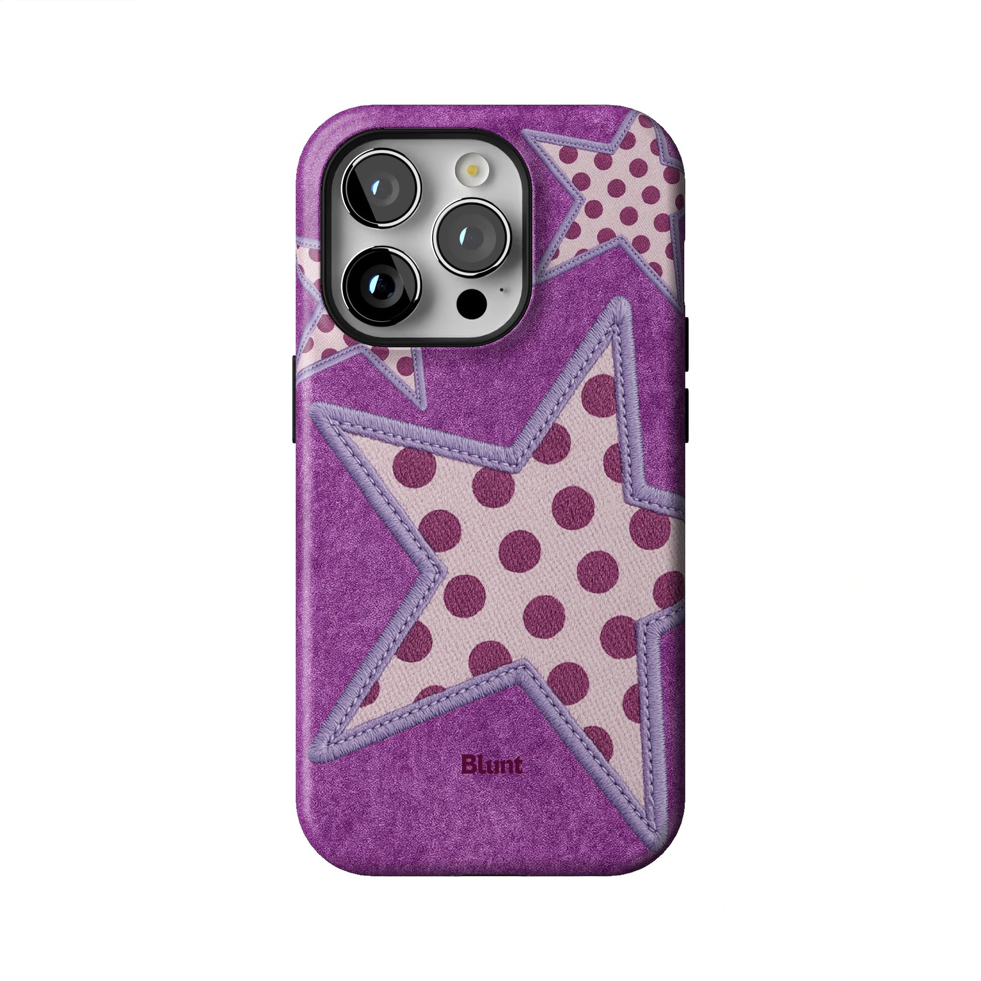 Lilac Crush Polka Star iPhone Case gallery - Iphone_14_Pro_1